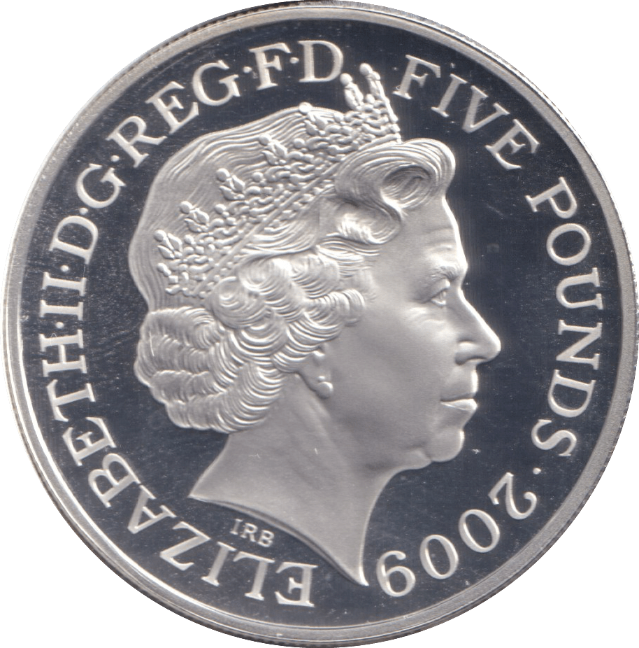 2009 SILVER PROOF FLYING SCOTSMAN FIVE POUNDS - £5 Silver Proof - Cambridgeshire Coins