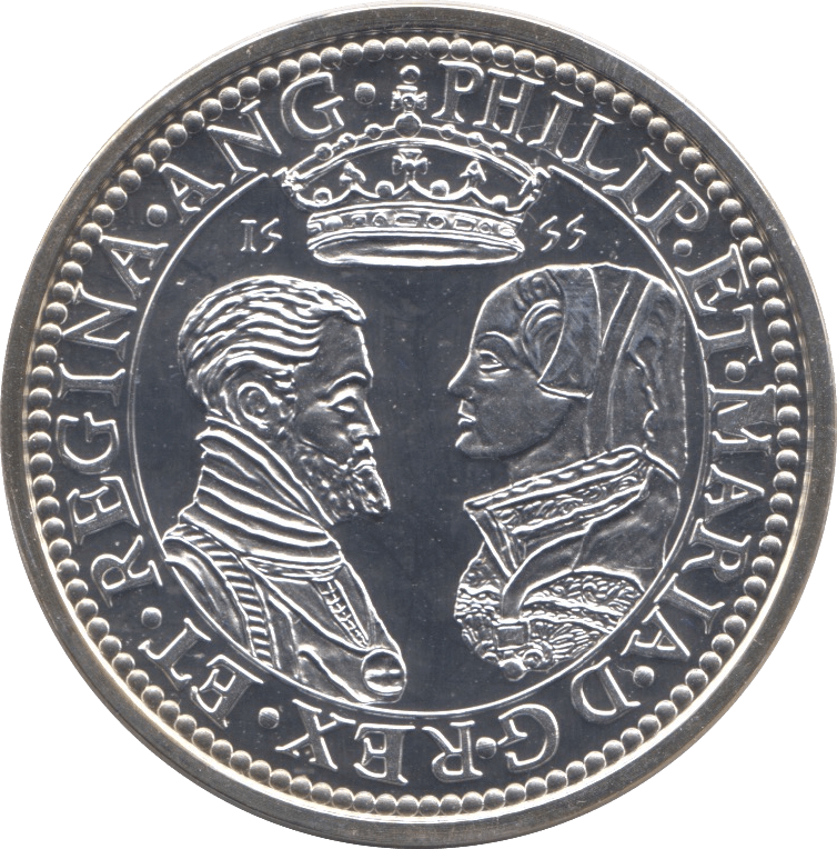 2009 SILVER PROOF MILLIONAIRES COLLECTION PHILIP AND MARY SHILLING - SILVER WORLD COINS - Cambridgeshire Coins
