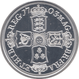 2009 SILVER PROOF MILLIONAIRES COLLECTION QUEEN ANNE HALFCROWN - SILVER WORLD COINS - Cambridgeshire Coins