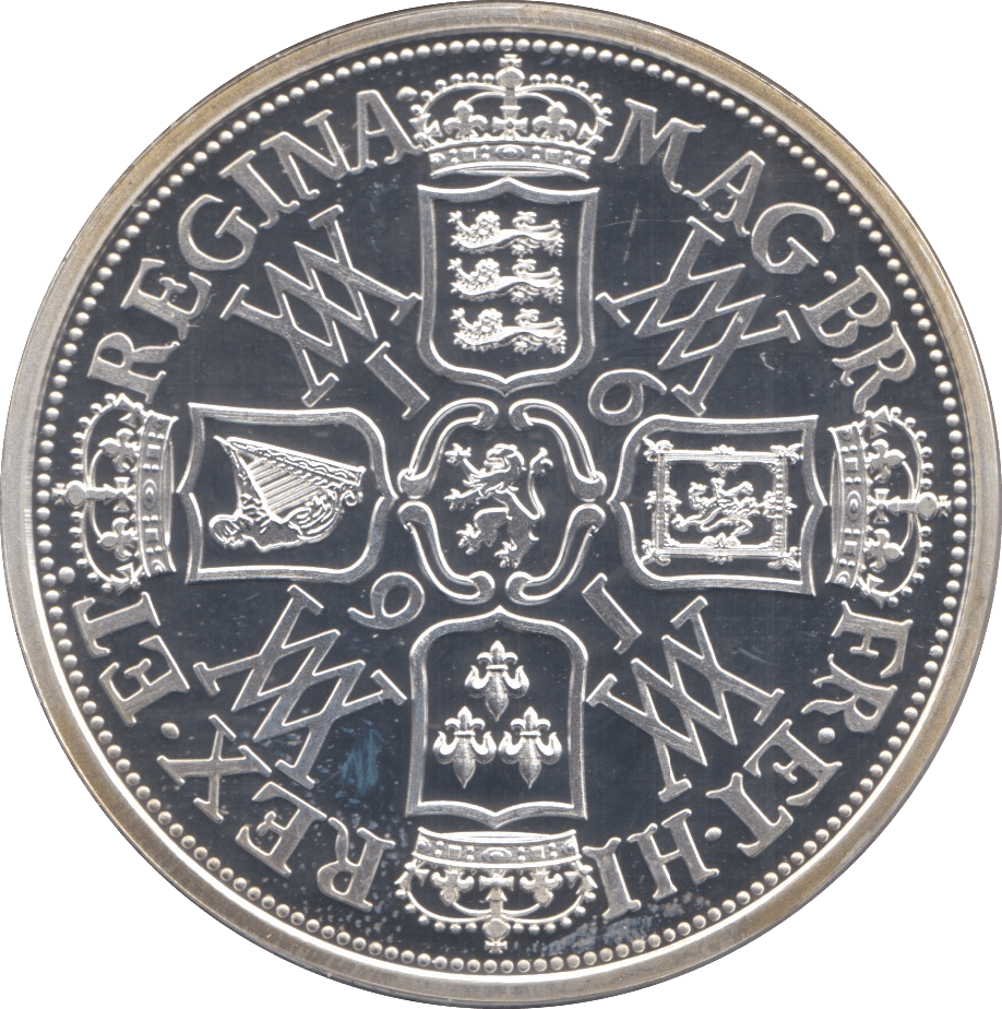 2009 SILVER PROOF MILLIONAIRES COLLECTION WILLIAM AND MARY CROWN - SILVER WORLD COINS - Cambridgeshire Coins