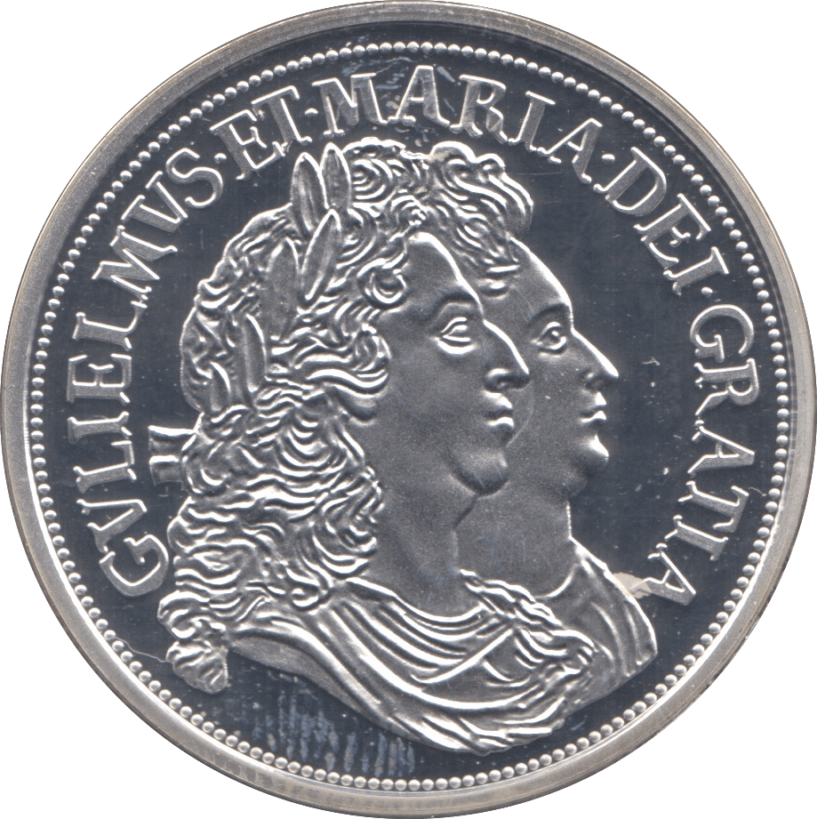 2009 SILVER PROOF MILLIONAIRES COLLECTION WILLIAM AND MARY CROWN - SILVER WORLD COINS - Cambridgeshire Coins