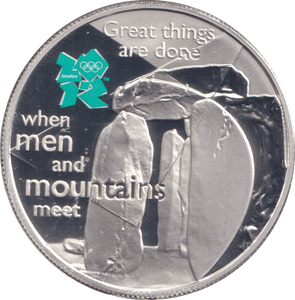 2009 SILVER PROOF STONEHENGE FIVE POUNDS - £5 Silver Proof - Cambridgeshire Coins