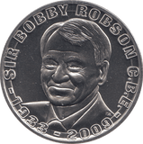 2009 SIR BOBBY ROBSON COMMEMORATIVE COIN ( BU ) - WORLD COINS - Cambridgeshire Coins