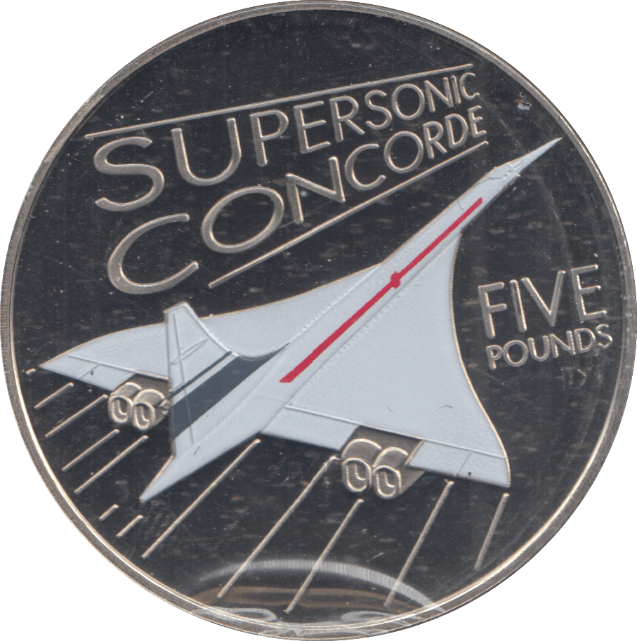 2009 SUPERSONIC CONCORDE 5 POUNDS ( PROOF ) - £5 Proof - Cambridgeshire Coins