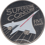 2009 SUPERSONIC CONCORDE 5 POUNDS ( PROOF ) - £5 Proof - Cambridgeshire Coins