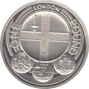 2010 £1 SILVER PROOF - £1 Silver Proof - Cambridgeshire Coins
