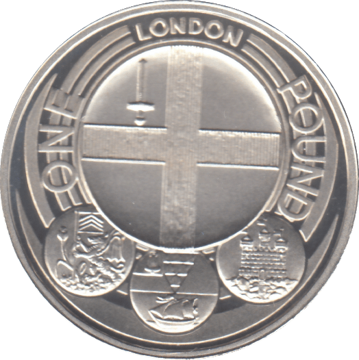 2010 £1 SILVER PROOF - £1 Silver Proof - Cambridgeshire Coins