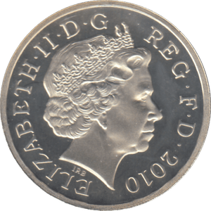 2010 £1 SILVER PROOF - £1 Silver Proof - Cambridgeshire Coins
