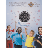 2010 BRILLIANT UNCIRCULATED 50P GIRL GUIDES COIN PACK BU - 50p BU Pack - Cambridgeshire Coins