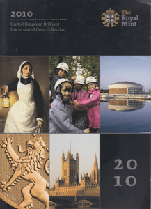 2010 BRILLIANT UNCIRCULATED COIN YEAR SET - Brilliant Uncirculated Year Sets - Cambridgeshire Coins