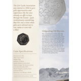 2010 BRILLIANT UNCIRCULATED GIRL GUIDING 50P COIN PACK BRITISH - 50p BU Pack - Cambridgeshire Coins