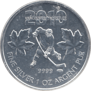2010 CANADA FIVE DOLLARS 1OZ FINE SILVER - SILVER 1 oz COINS - Cambridgeshire Coins