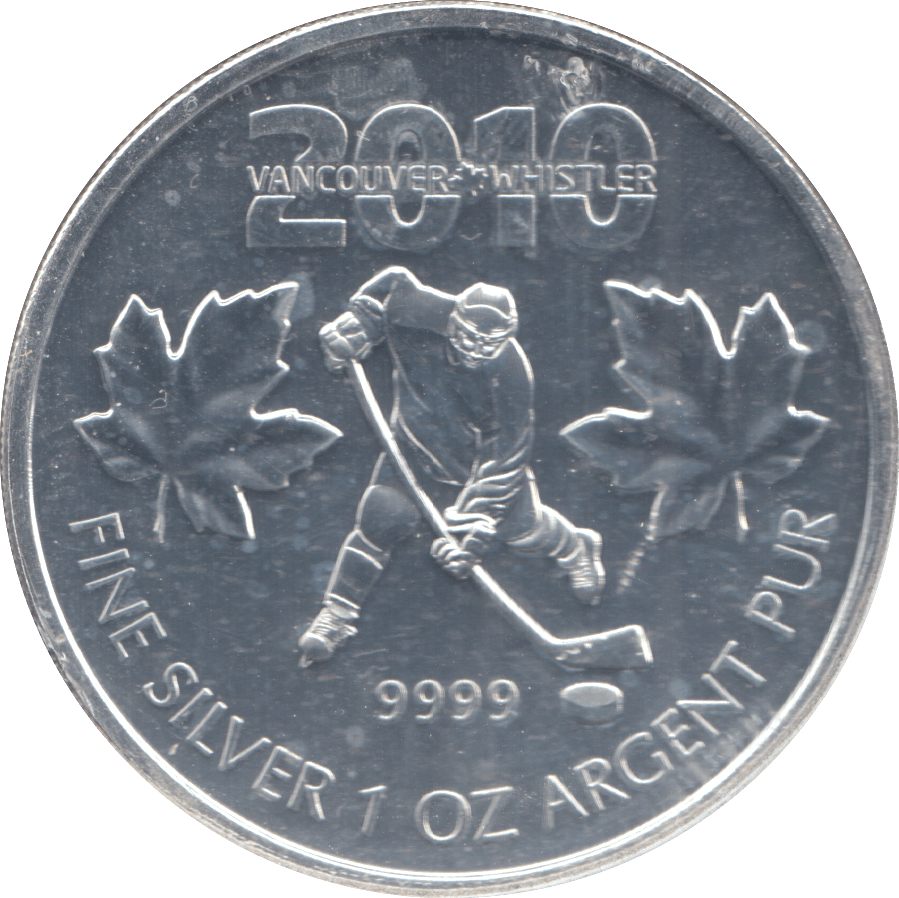 2010 CANADA FIVE DOLLARS 1OZ FINE SILVER - SILVER 1 oz COINS - Cambridgeshire Coins