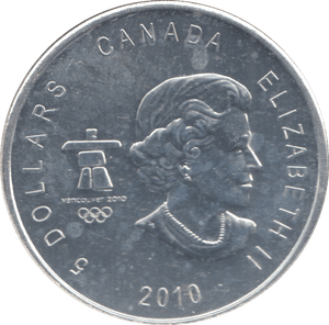 2010 CANADA FIVE DOLLARS 1OZ FINE SILVER - SILVER 1 oz COINS - Cambridgeshire Coins