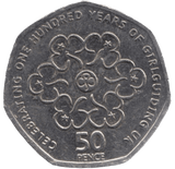2010 CIRCULATED 50P 100 YEARS GIRL GUIDES - 50P CIRCULATED - Cambridgeshire Coins
