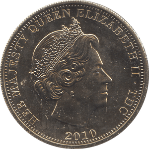 2010 CROWN TRISTAN DA CUNHA - WORLD COINS - Cambridgeshire Coins