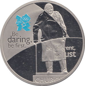 2010 FIVE POUNDS BE DARING, BE FIRST 2012 LONDON OLYMPICS - £5 Proof - Cambridgeshire Coins