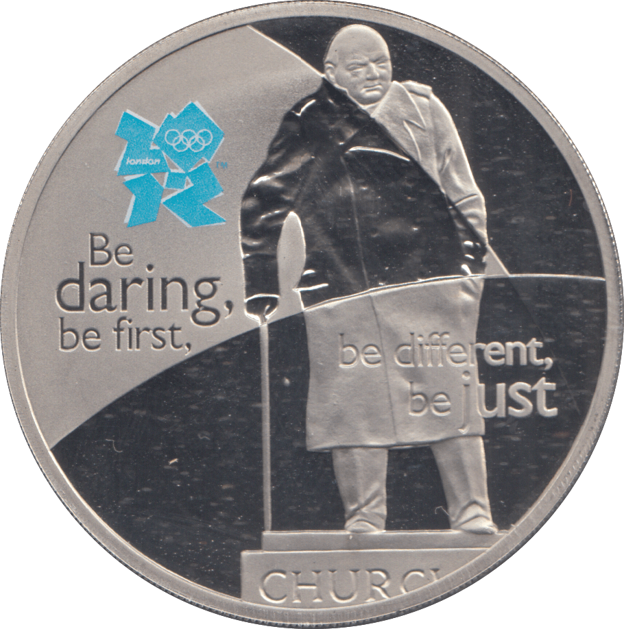 2010 FIVE POUNDS BE DARING, BE FIRST 2012 LONDON OLYMPICS - £5 Proof - Cambridgeshire Coins