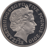 2010 FIVE POUNDS BE DARING,BE FIRST, BE DIFFERENT, BE JUST - WORLD COINS - Cambridgeshire Coins