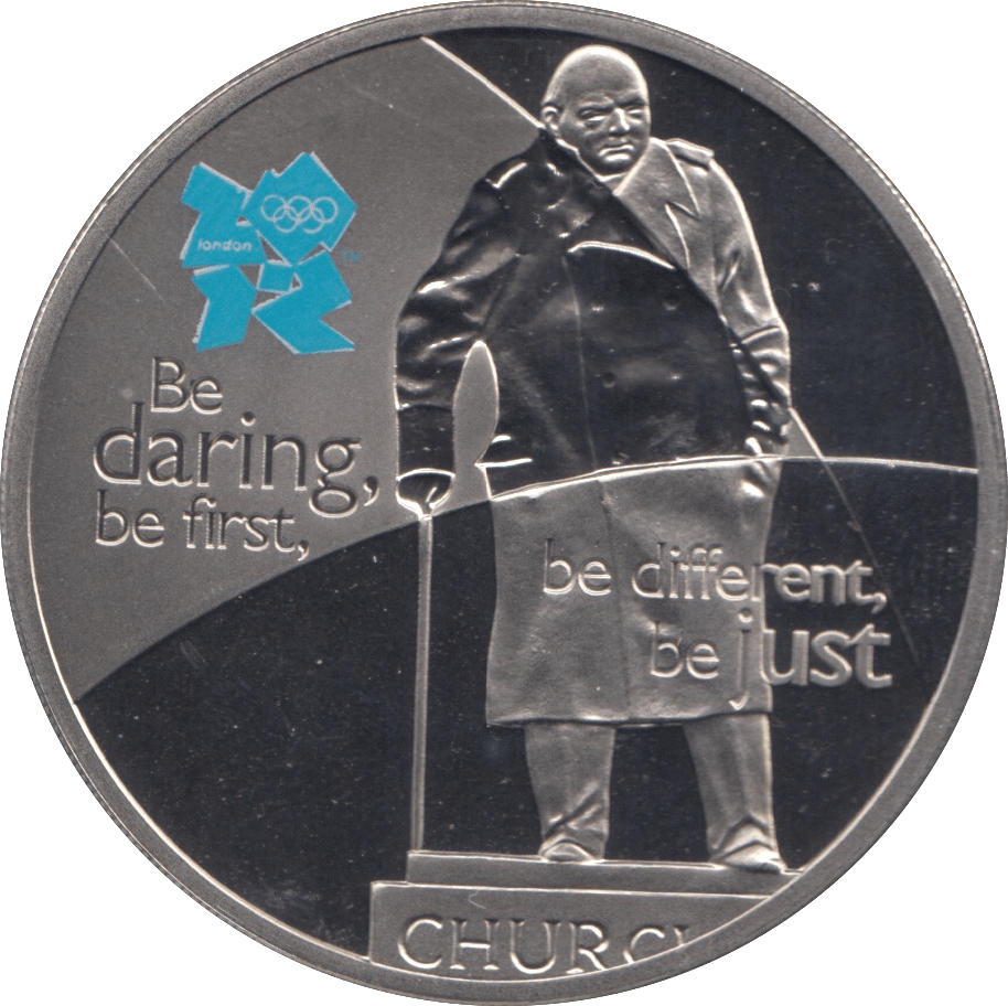 2010 FIVE POUNDS BE DARING,BE FIRST, BE DIFFERENT, BE JUST - WORLD COINS - Cambridgeshire Coins