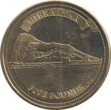 2010 FIVE POUNDS GIBRALTAR - WORLD COINS - Cambridgeshire Coins