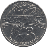 2010 FIVE POUNDS GUERNSEY - WORLD COINS - Cambridgeshire Coins