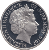 2010 FIVE POUNDS SILVER PROOF BOB - £5 Silver Proof - Cambridgeshire Coins
