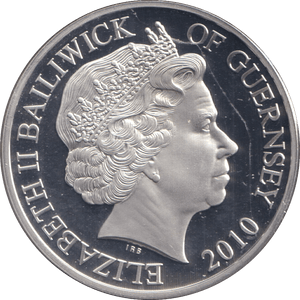 2010 FIVE POUNDS SILVER PROOF BOB - SILVER WORLD COINS - Cambridgeshire Coins