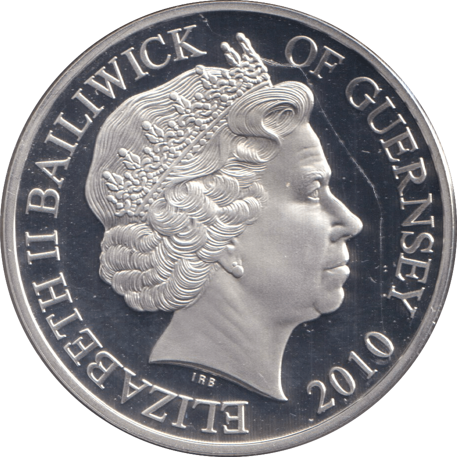 2010 FIVE POUNDS SILVER PROOF BOB - SILVER WORLD COINS - Cambridgeshire Coins