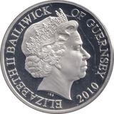 2010 FIVE POUNDS SILVER PROOF BOB - SILVER WORLD COINS - Cambridgeshire Coins