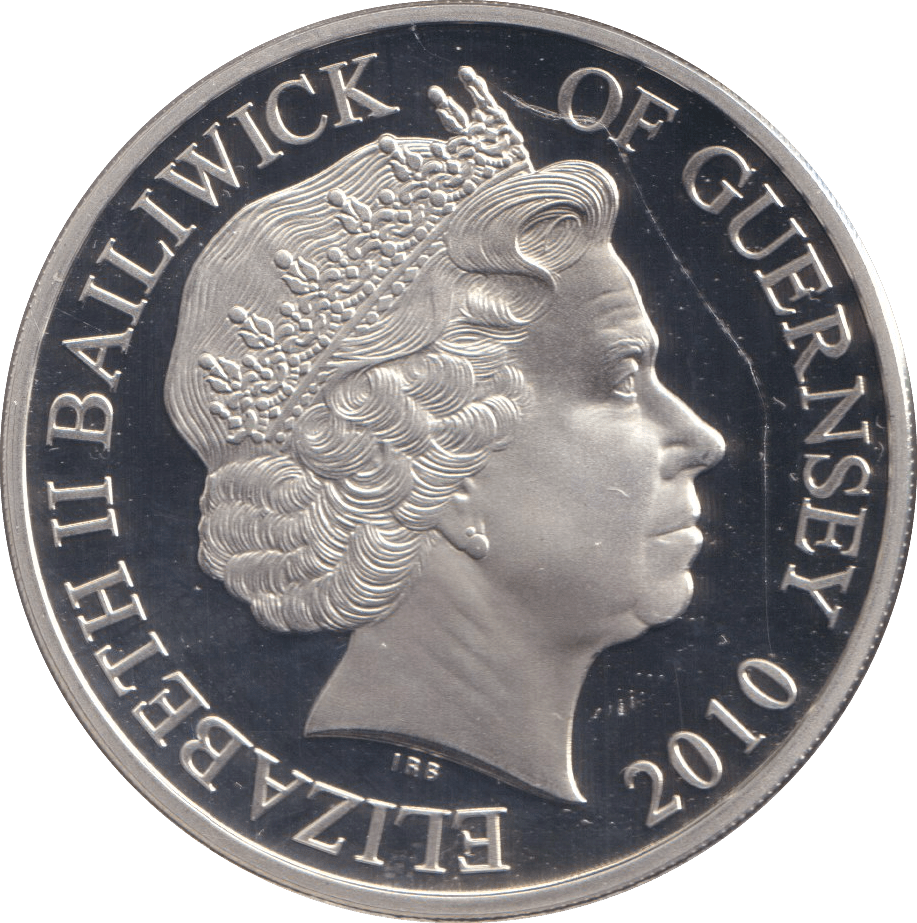2010 FIVE POUNDS SILVER PROOF BOB - SILVER WORLD COINS - Cambridgeshire Coins