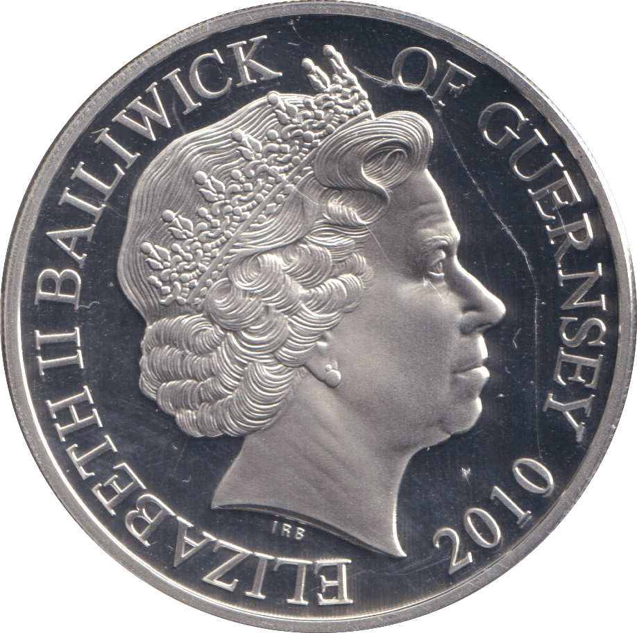 2010 FIVE POUNDS SILVER PROOF BOB - SILVER WORLD COINS - Cambridgeshire Coins