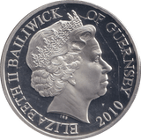 2010 FIVE POUNDS SILVER PROOF BOB - SILVER WORLD COINS - Cambridgeshire Coins