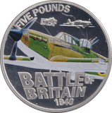 2010 FIVE POUNDS SILVER PROOF BOB - SILVER WORLD COINS - Cambridgeshire Coins