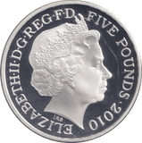 2010 FIVE POUNDS SILVER PROOF THE NATURAL FLIGHTS OF THE HUMAN MIND - SILVER WORLD COINS - Cambridgeshire Coins