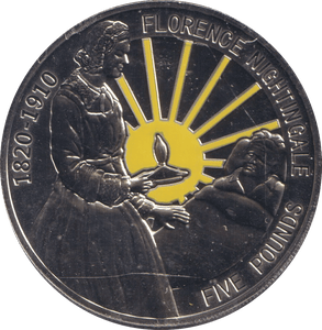 2010 FLORENCE NIGHTINGALE £5 BU - WORLD COINS - Cambridgeshire Coins