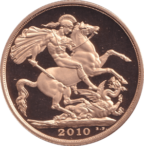 2010 GOLD DOUBLE SOVEREIGN ( PROOF ) - DOUBLE SOVEREIGN - Cambridgeshire Coins
