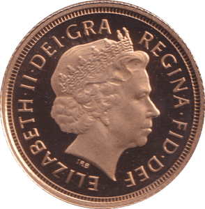 2010 GOLD HALF SOVEREIGN ( PROOF ) - HALF SOVEREIGN - Cambridgeshire Coins
