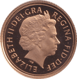 2010 GOLD HALF SOVEREIGN ( PROOF ) - HALF SOVEREIGN - Cambridgeshire Coins