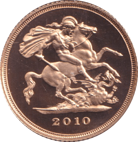 2010 GOLD HALF SOVEREIGN ( PROOF ) - HALF SOVEREIGN - Cambridgeshire Coins