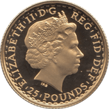 2010 GOLD PROOF £25 1/4 OUNCE BRITANNIA - GOLD BRITANNIAS - Cambridgeshire Coins