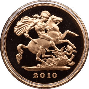 2010 GOLD PROOF HALF SOVEREIGN BOXED - GOLD PROOF HALF SOVEREIGNS - Cambridgeshire Coins