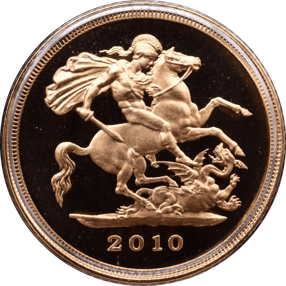 2010 GOLD PROOF HALF SOVEREIGN BOXED - GOLD PROOF HALF SOVEREIGNS - Cambridgeshire Coins