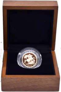 2010 GOLD PROOF HALF SOVEREIGN BOXED - GOLD PROOF HALF SOVEREIGNS - Cambridgeshire Coins