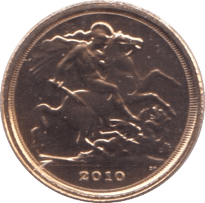 2010 GOLD QUARTER SOVEREIGN ( BU ) - QUARTER SOVEREIGN - Cambridgeshire Coins