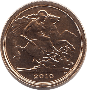 2010 GOLD QUARTER SOVEREIGN ( BU ) - QUARTER SOVEREIGN - Cambridgeshire Coins