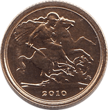 2010 GOLD QUARTER SOVEREIGN ( BU ) - QUARTER SOVEREIGN - Cambridgeshire Coins