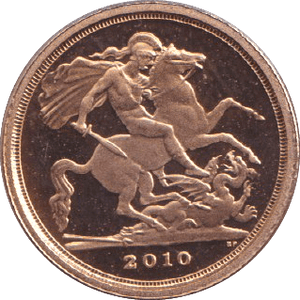 2010 GOLD QUARTER SOVEREIGN ( PROOF ) - QUARTER SOVEREIGN - Cambridgeshire Coins