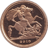 2010 GOLD QUARTER SOVEREIGN ( PROOF ) - QUARTER SOVEREIGN - Cambridgeshire Coins