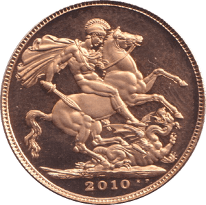 2010 GOLD SOVEREIGN ( PROOF ) - SOVEREIGN - Cambridgeshire Coins